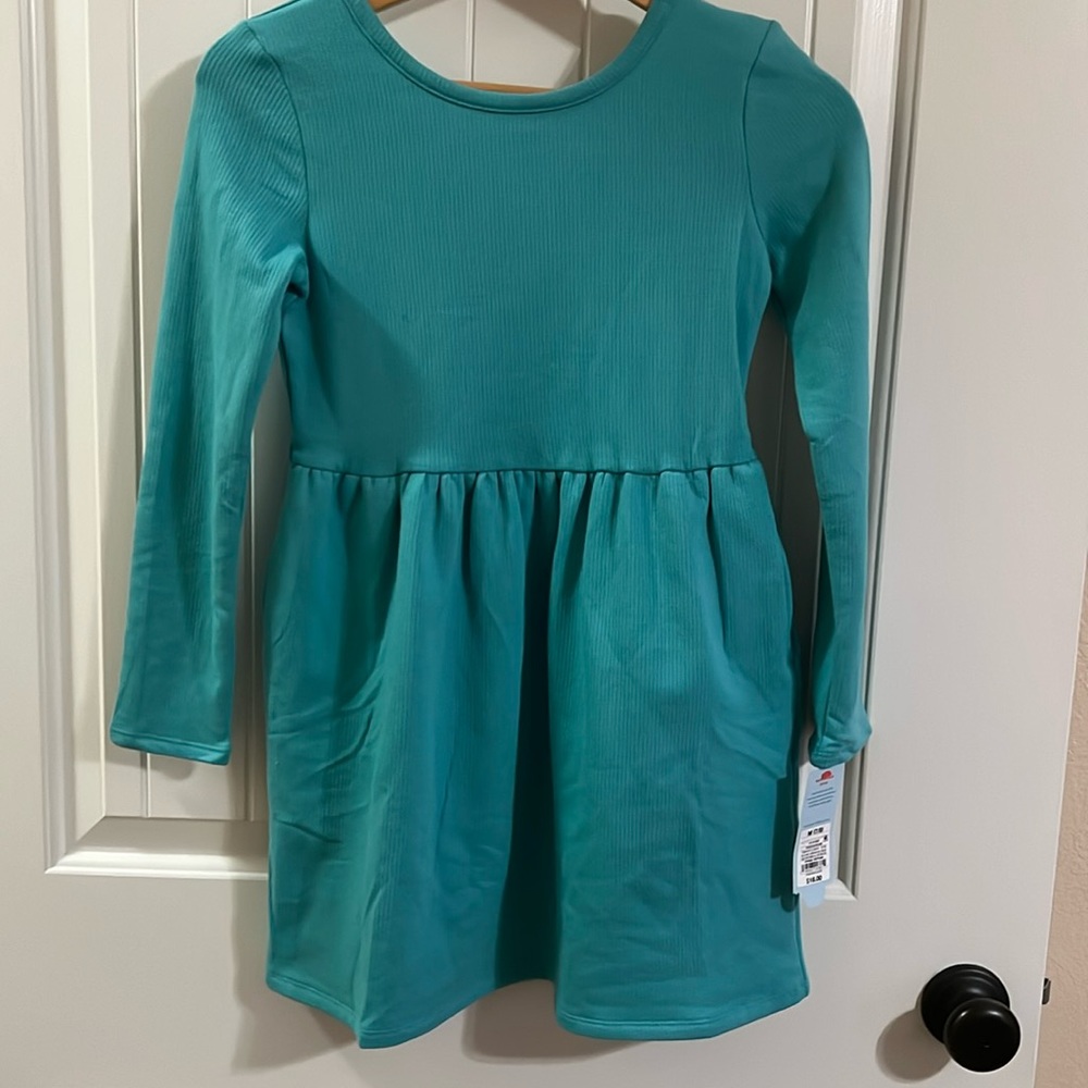 Cat&Jack girl long sleeve dress size medium (7-8)